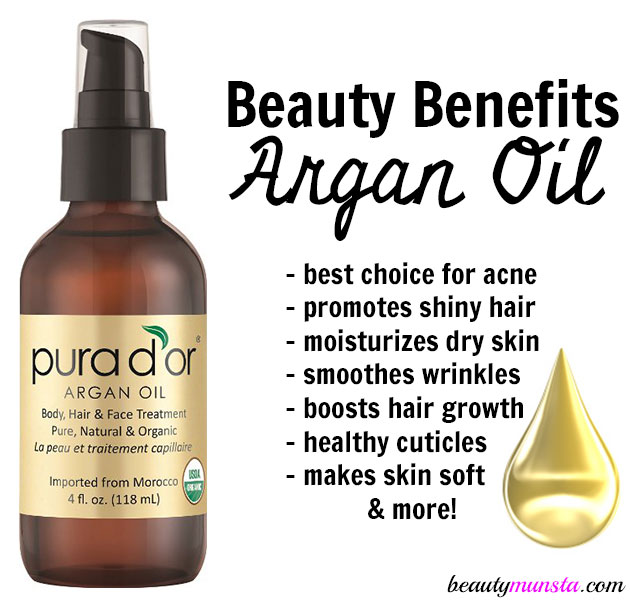 beauty benefits of argan oil for skin, hair and nails