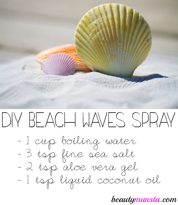 diy sea salt spray for curly hair