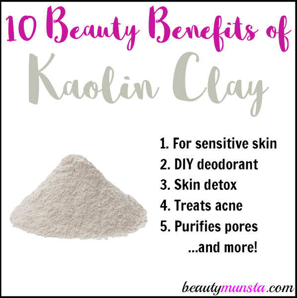 Find out 10 beauty benefits of kaolin clay for skin, hair and more below!