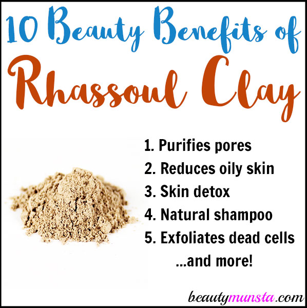 This amazing mineral-rich clay has lots of beauty benefits for skin so without further ado, let’s get on with them!