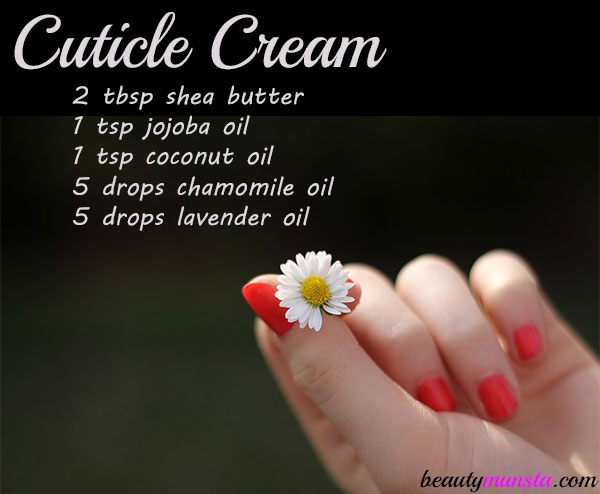 homemade cuticle cream recipe