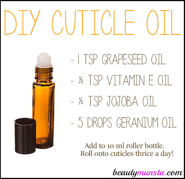 How to Make Homemade Cuticle Oil - beautymunsta