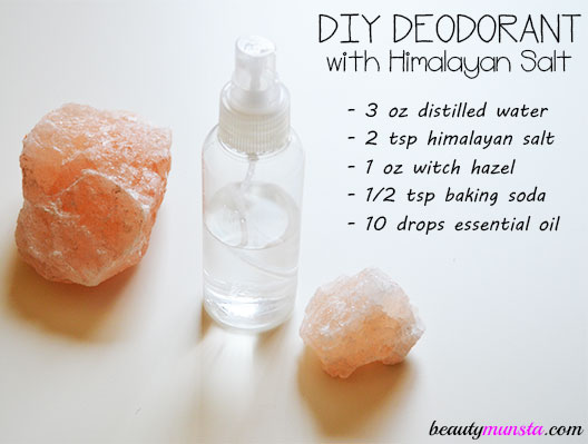 diy himalayan salt deodorant recipe