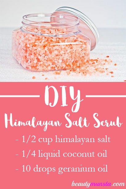 diy himalayan salt face scrub