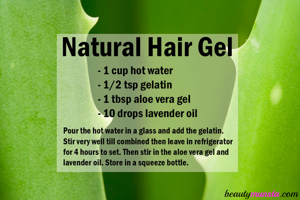 Diy Natural Hair Gel With Aloe Vera For All Hair Types