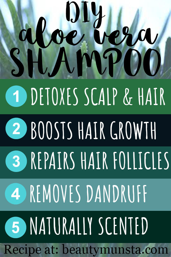 homemade aloe vera shampoo recipe