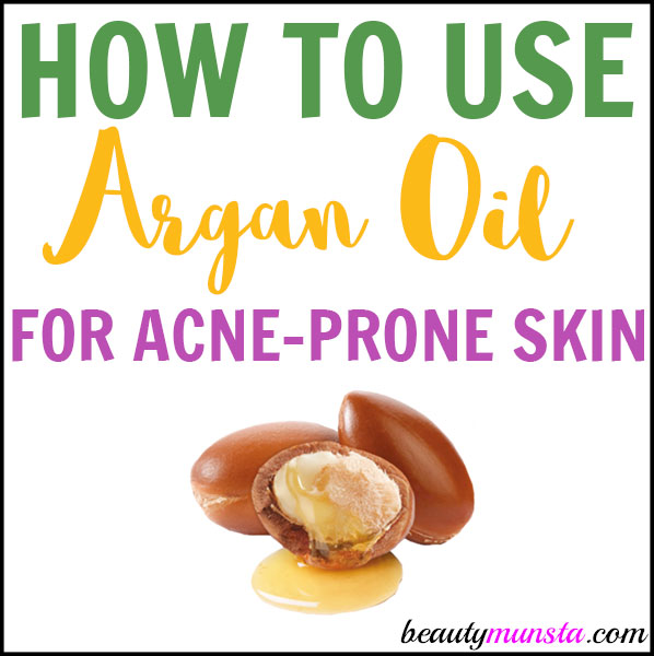 Learn how to use argan oil for acne prone skin!