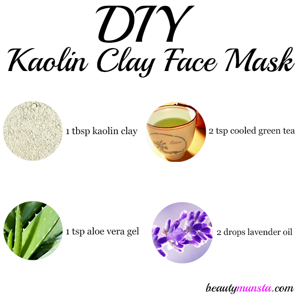 kaolin clay face mask