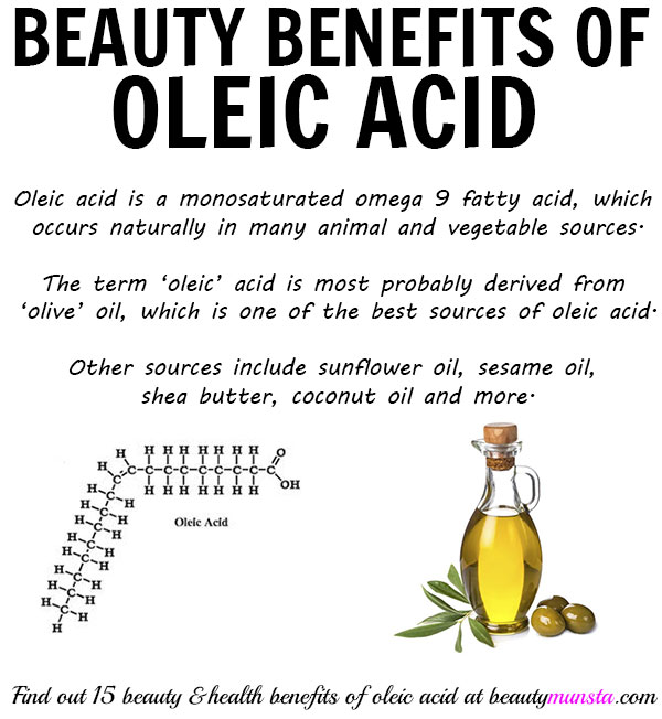 beauty benefits of oleic acid