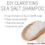 DIY Clarifying Sea Salt Shampoo