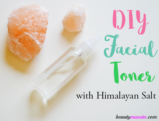 diy himalayan salt facial toner