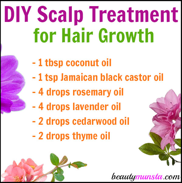 DIY Scalp Treatment for Hair Growth - beautymunsta