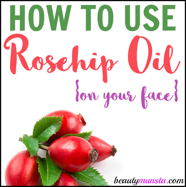 Learn how to use rosehip oil on your face in 4 ways! Rosehip oil is an amazing secret to youthful skin. It has so many nourishing nutrients 