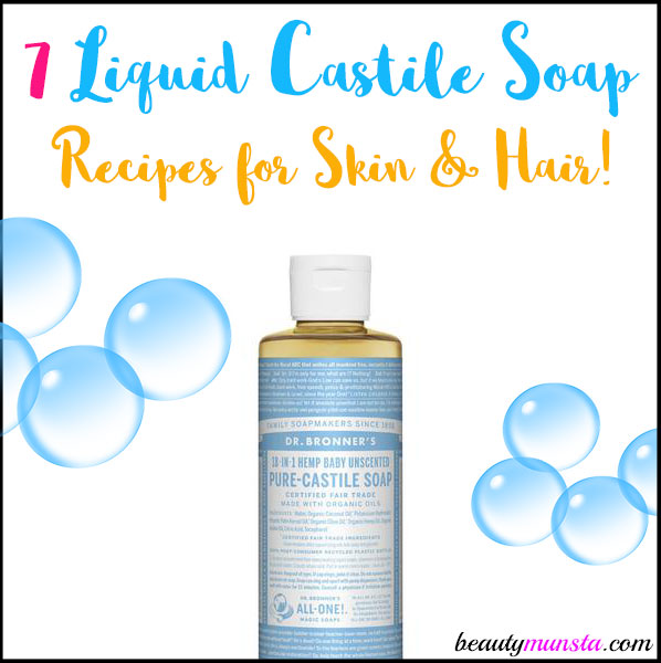 liquid castile soap recipes for skin and hair