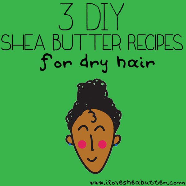 Looking to moisturize your hair? Try any of these 3 shea butter recipes for dry hair! 