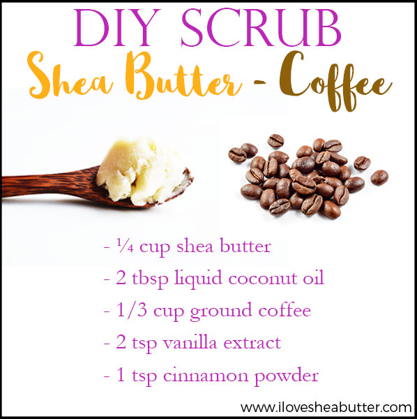 shea butter coffee scrub