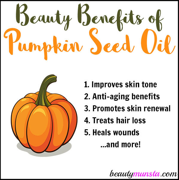 Discover 8 beauty benefits of pumpkin seed oil for skin and hair!