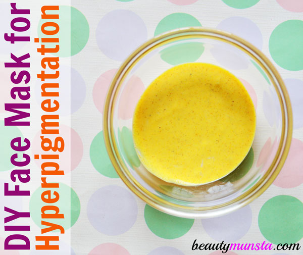 Make a DIY hyperpigmentation face mask to even out skin discoloration! 