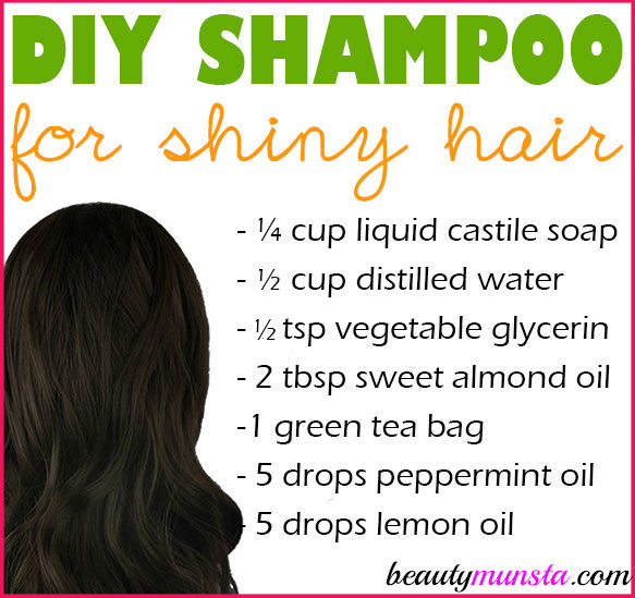 Homemade Shampoo for Shiny Hair | Get Glossy Locks - beautymunsta - free  natural beauty hacks and more!