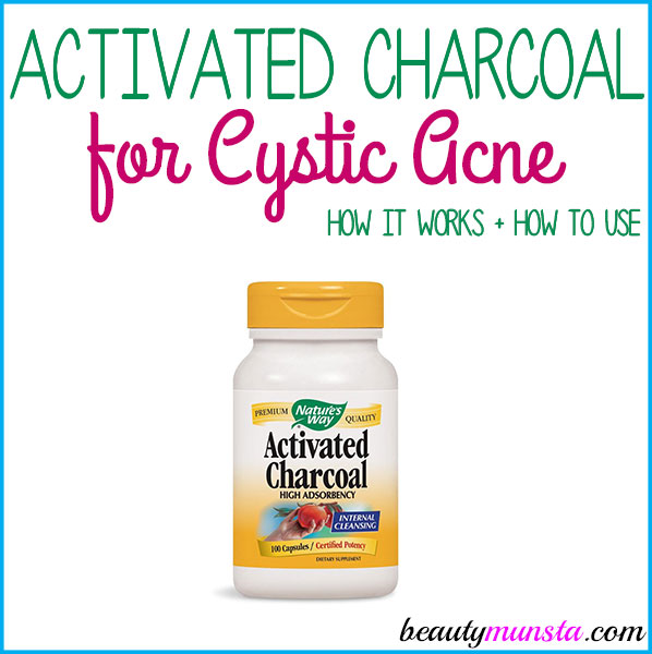 Did you know that you can use activated charcoal for cystic acne? Find out its benefits and how to use it in this post! 
