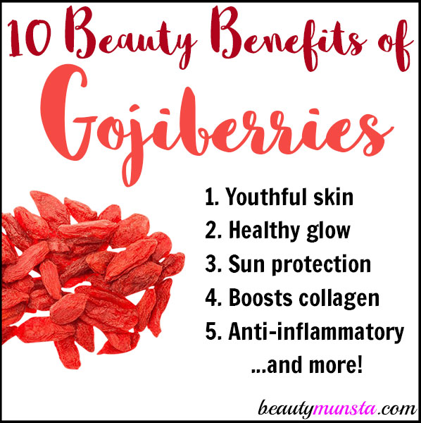 Discover 10 amazing beauty benefits of goji berries for skin & hair! 