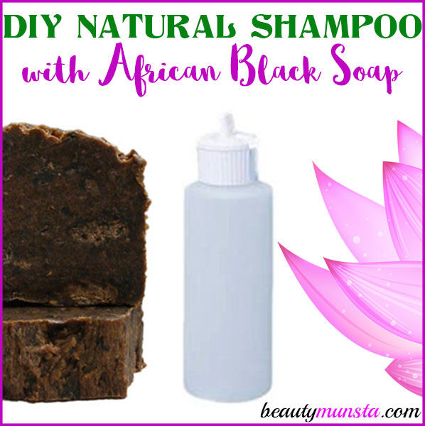 Make this easy African black soap shampoo that’s totally natural and leaves your hair clean, soft and smelling good!