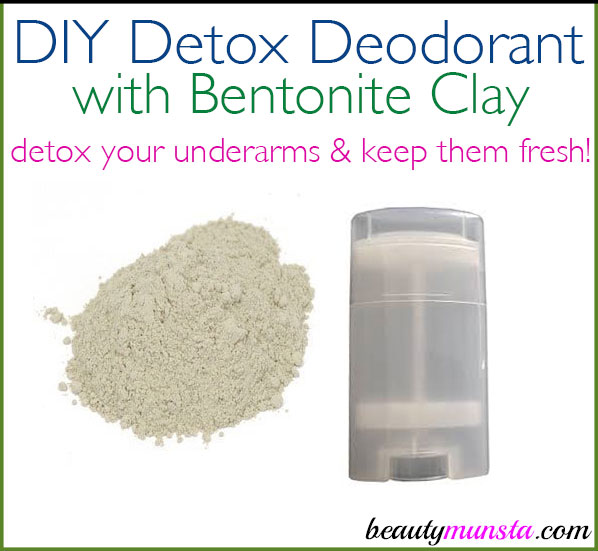 Want a recipe for DIY deodorant with bentonite clay? Find one right here! 