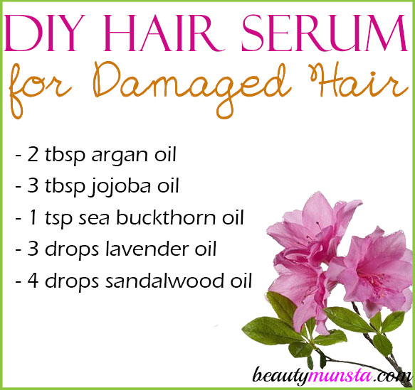 Nourish and rejuvenate your hair back to its former glory using this DIY hair serum for damaged hair! 