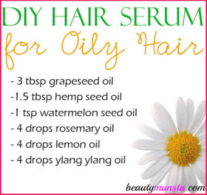 DIY Hair Serum for Oily Hair