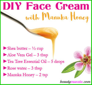 DIY Manuka Honey Face Cream