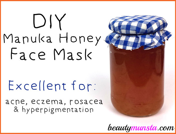 Make a DIY manuka honey face mask for acne, eczema, rosacea, hyperpigmentation and more! This natural goodness is a miracle product for beautiful skin!