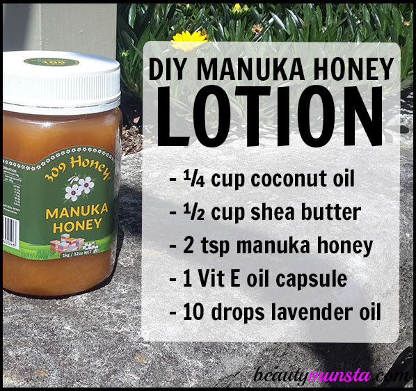 It’s is a potent healer for any skin condition! In this post, I want to share with you a simple but effective DIY Manuka Honey Lotion recipe! 