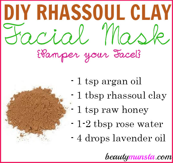 DIY Rhassoul Clay Face Mask for Soft, Smooth - beautymunsta natural hacks and more!