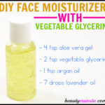 DIY Vegetable Glycerin Face Moisturizer for Oily/Acne Prone Skin