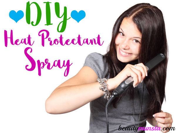 Protecting your hair before you use any heat tools is very, very important. You don’t want to end up with fried hair, do you? So try this DIY heat protectant spray for better looking heat treated hair! 