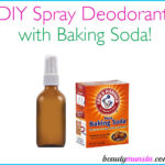 Homemade Deodorant Spray with Baking Soda