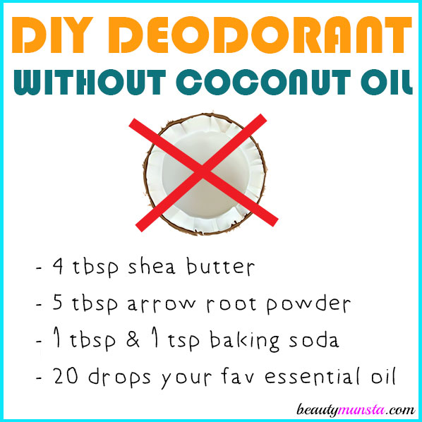 Follow this simple but incredibly simple recipe for DIY deodorant without coconut oil! 