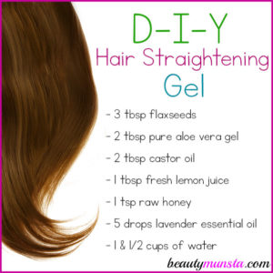 homemade hair gel for straightening Archives - beautymunsta - free natural  beauty hacks and more!
