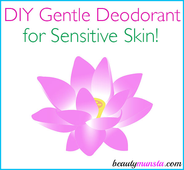 Making this gentle and soothing homemade deodorant for sensitive skin! 