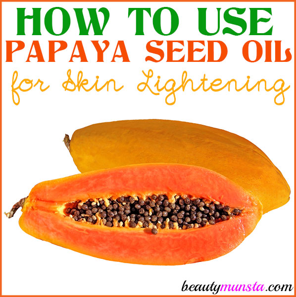 Have you ever heard of using papaya seed oil for skin lightening? Well, for me it wasn’t news because I already know papaya itself has amazing skin lightening properties! 