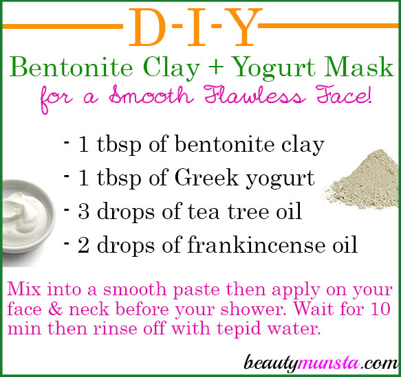 This a bentonite clay yogurt mask for your skin! Please check out the bentonite clay yogurt mask for hair HERE. 