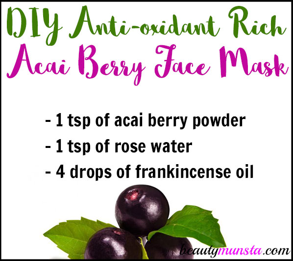 Find out what’s in store when you apply your DIY acai berry face mask onto your skin! 