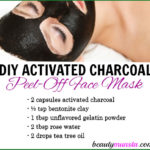 DIY Activated Charcoal Peel-Off Mask