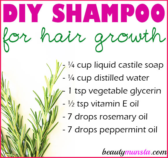 One of the ways to encourage strong long thick and healthy hair is by making your own homemade shampoo for hair growth! 