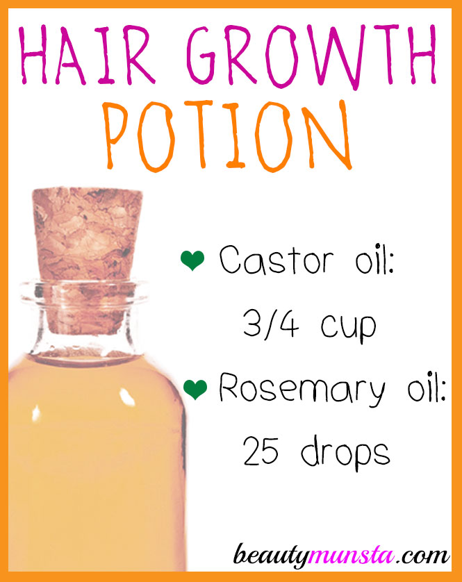  Here’s the recipe for castor oil rosemary hair growth oil for thinning hair