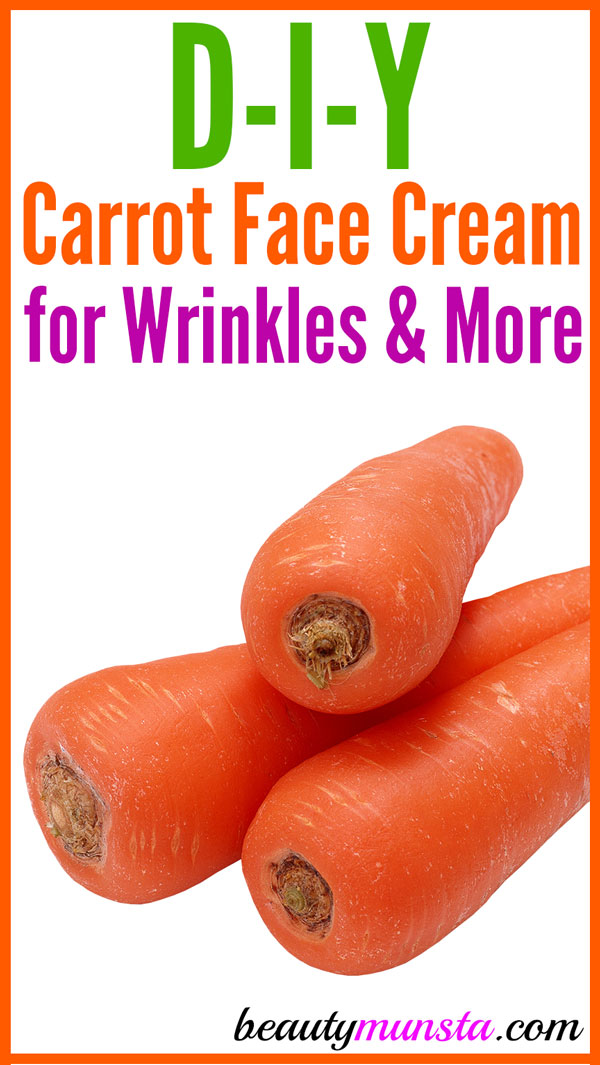 Have fun making this anti-oxidant rich DIY carrot face cream! 