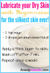DIY Mayonnaise Facial Mask