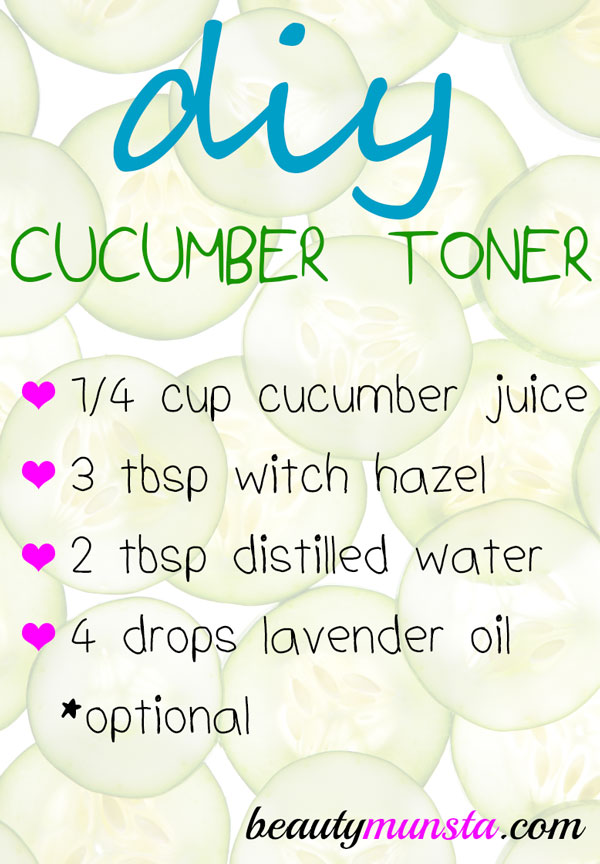 Cooling cucumber slices are a classic beauty trick to soothe puffy eyes. But did you know that cucumber is also a great toner for skin?! In this article, we’ll see how to make a homemade cucumber toner! 