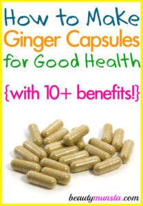 How to Make Ginger Capsules at Home