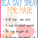 How to Make Sea Salt Spray for Hair